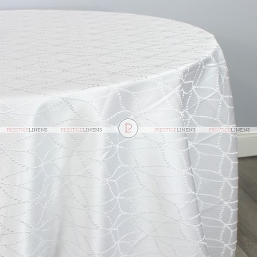 WINDHAM TABLE LINEN - WHITE