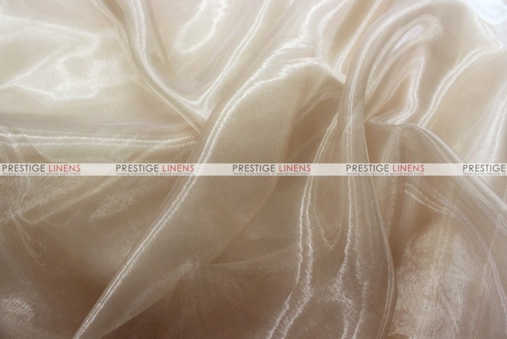 Mirror Organza Table Linen - 130 Champagne