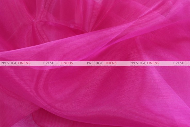 Mirror Organza Table Linen - 528 Hot Pink