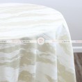 EVENING SKY TABLE LINEN - WHITE/GOLD