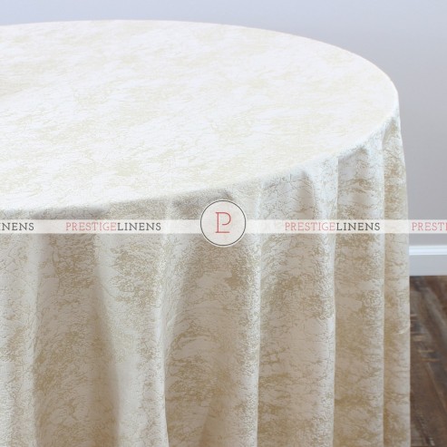 CRYSTAL VELVET TABLE LINEN - CHAMPAGNE