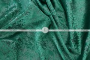 CRYSTAL VELVET TABLE LINEN - EMERALD