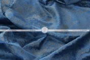 CRYSTAL VELVET TABLE LINEN - NAVY