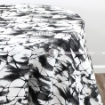 FRACTURE TABLE LINEN - BLACK WHITE