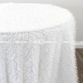 MINKY TABLE LINEN - WHITE