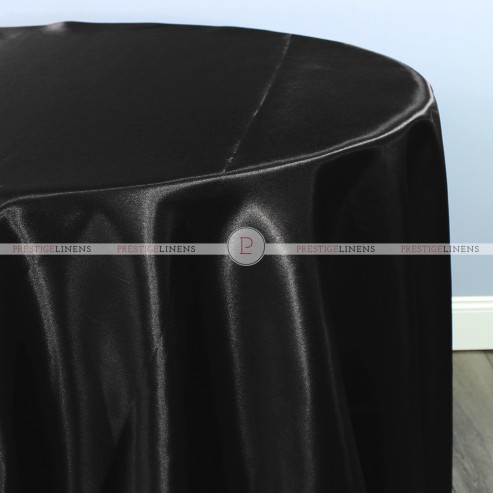 Bridal Satin Table Linen - 1127 Black