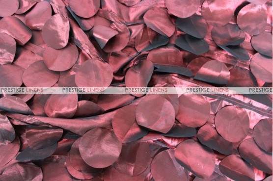 Petal Taffeta Napkin - Burgundy