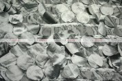 Petal Taffeta Napkin - Platinum