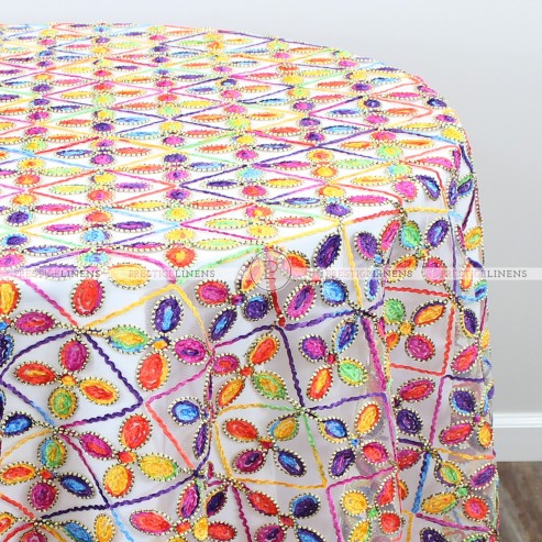 RAINBOW STAR TABLE LINEN - MULTI