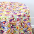 RAINBOW WAVE TABLE LINEN - MULTI