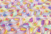 RAINBOW WAVE TABLE LINEN - MULTI