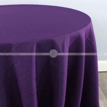 Polyester (Double Width) Table Linen - 1034 Plum
