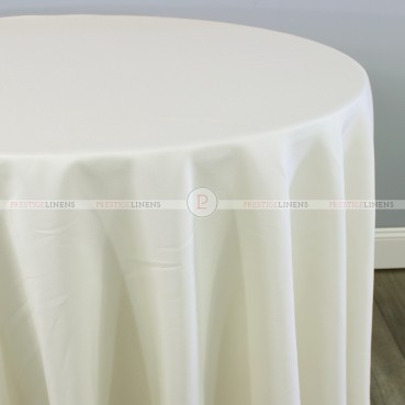 Polyester (Double Width) Table Linen - 128 Ivory