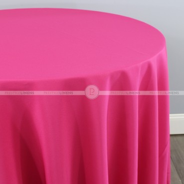 Polyester (Double Width) Table Linen - 529 Fuchsia