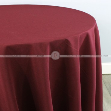 Polyester (Double Width) Table Linen - 628 Burgundy