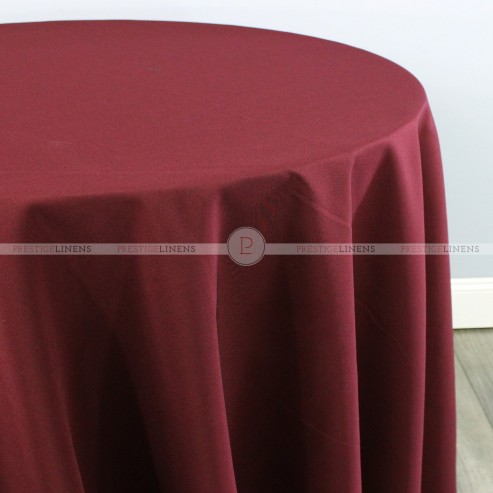 Polyester (Double Width) Table Linen - 628 Burgundy