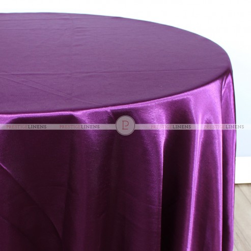 Shantung Satin Table Linen - 1033 Lt Plum