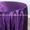 Shantung Satin Table Linen - 1034 Plum