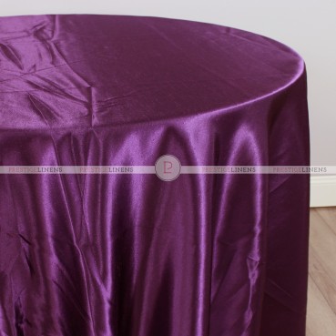 Shantung Satin Table Linen - 1044 Eggplant