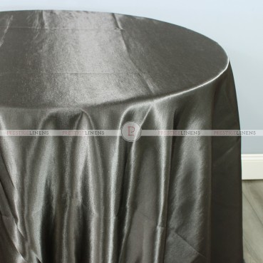 Shantung Satin Table Linen - 1139 Charcoal