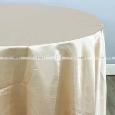 Shantung Satin Table Linen - 130 Champagne