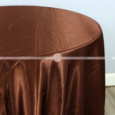 Shantung Satin Table Linen - 333 Brown