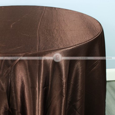 Shantung Satin Table Linen - 335 Dk Brown