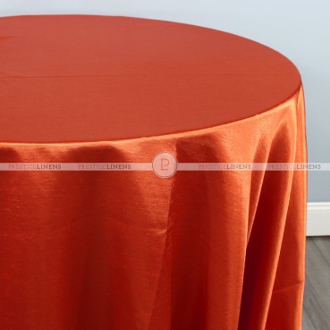 Shantung Satin Table Linen - 337 Rust