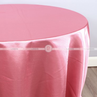 Shantung Satin Table Linen - 444 Lt Coral