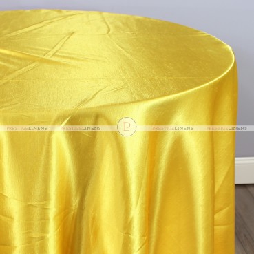 Shantung Satin Table Linen - 454 Pride Yellow