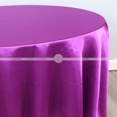 Shantung Satin Table Linen - 562 Pucci Fuchsia