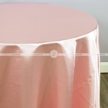 Shantung Satin Table Linen - 567 Blush Pink