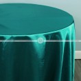 Shantung Satin Table Linen - 764 Lt Teal