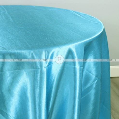 Shantung Satin Table Linen - 927 Aqua