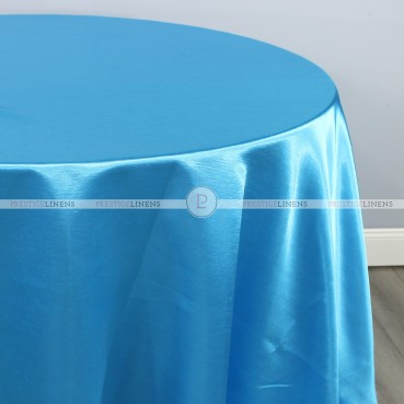 Shantung Satin Table Linen - 932 Turquoise