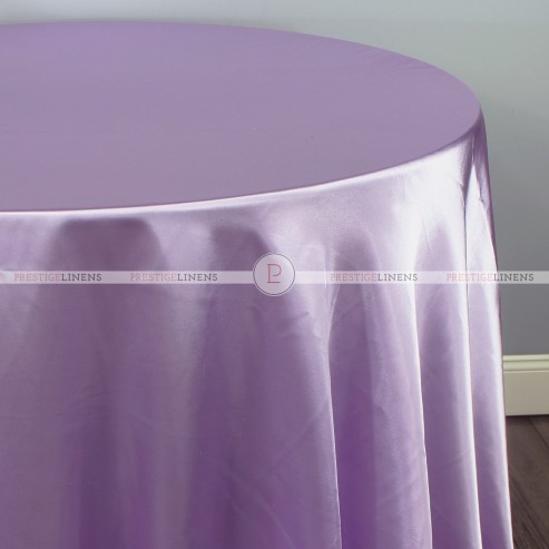 Charmeuse Satin Table Linen - 1029 Dk Lilac