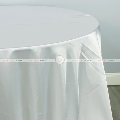 Charmeuse Satin Table Linen - 1126 Silver