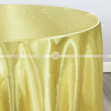 Charmeuse Satin Table Linen - 134 Banana