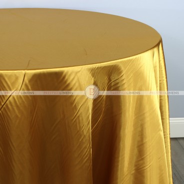 Charmeuse Satin Table Linen - 229 Dk Gold
