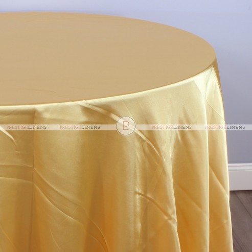 Charmeuse Satin Table Linen - 230 Sungold