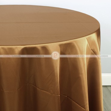 Charmeuse Satin Table Linen - 330 Cappuccino