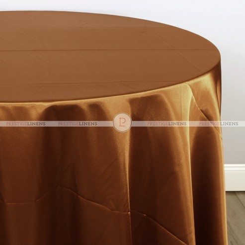 Charmeuse Satin Table Linen - 346 Frappuccino