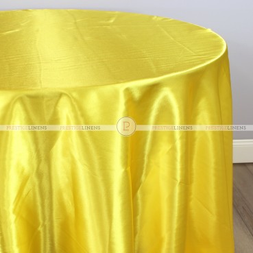 Charmeuse Satin Table Linen - 426 Yellow