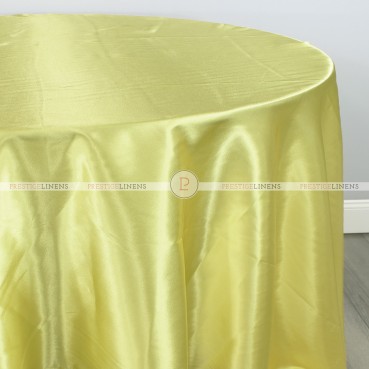 Charmeuse Satin Table Linen - 427 Lt Yellow