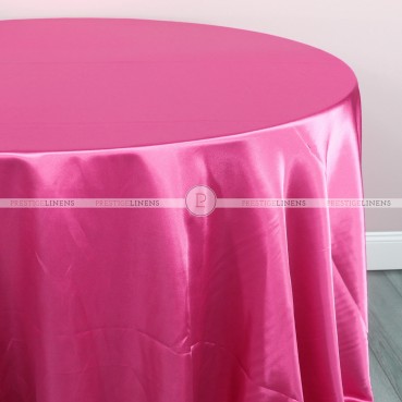 Charmeuse Satin Table Linen - 566 Pink Panther
