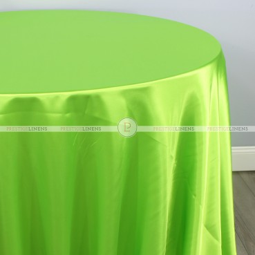 Charmeuse Satin Table Linen - 726 Lime