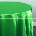 Charmeuse Satin Table Linen - 727 Flag Green