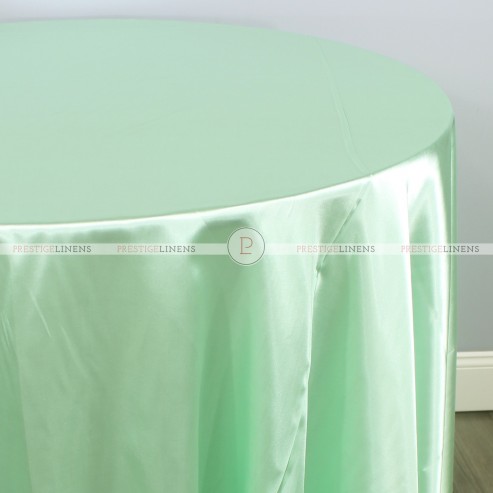 Charmeuse Satin Table Linen - 730 Mint