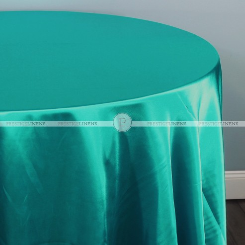 Charmeuse Satin Table Linen - 769 Pucci Jade