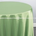 Charmeuse Satin Table Linen - 828 Lt Sage